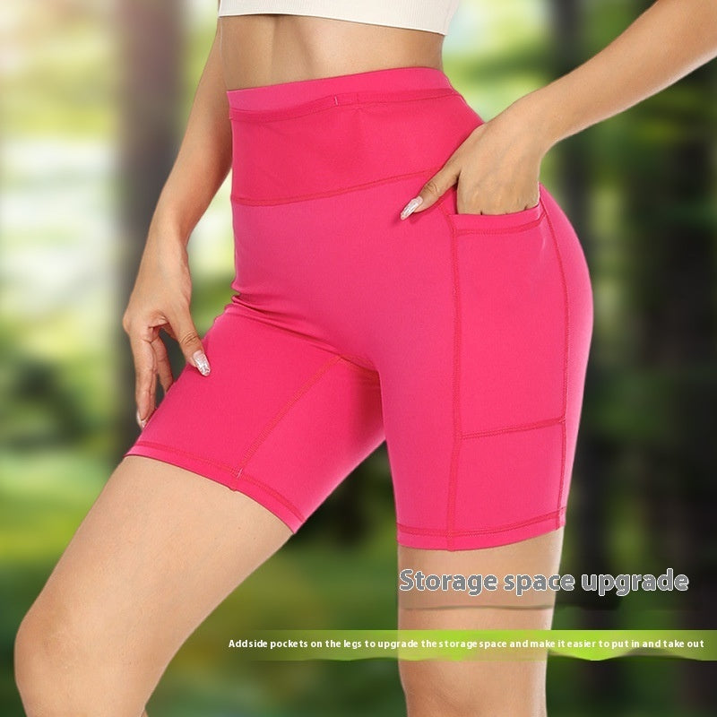 Men's And Women's Same Four-point Running Shorts Sports Quick-drying Compressed Pants